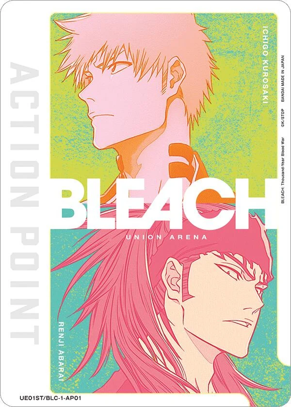 Action Point Card (AP01) (Ichigo Kurosaki/Renji Abarai) (UE01ST/BLC-1-AP01) (UE01ST)
