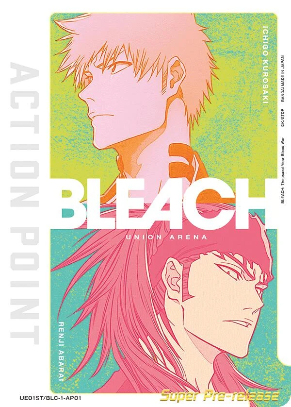 Action Point Card (AP01) (Ichigo Kurosaki/Renji Abarai) (UE01ST/BLC-1-AP01) (UE01ST_PRE)