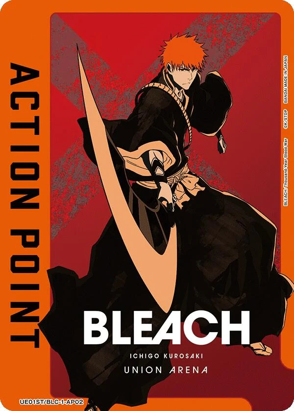 Action Point Card (AP02) (Ichigo Kurosaki) (UE01ST/BLC-1-AP02) (UE01ST)