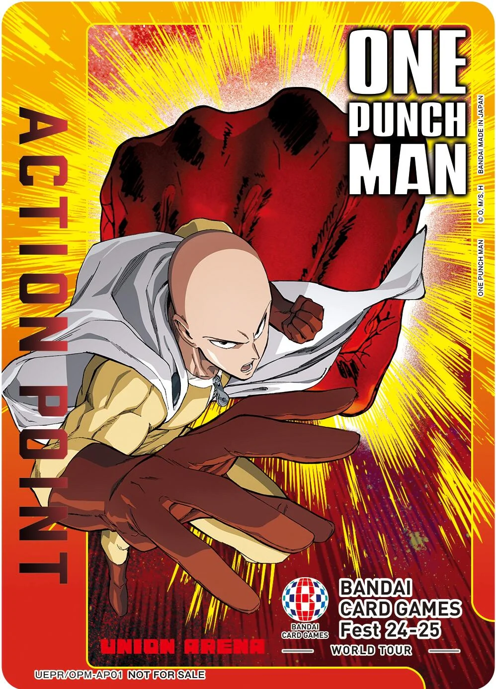 Action Point Card (One Punch Man) (BANDAI Card Games Fest 23-24 World Tour) (UEPR/OPM-AP01) (UEPR)
