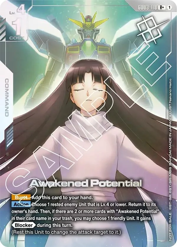 Awakened Potential (Store Tournament Winner Pack 03) (GD03-118) (GCG-PR)