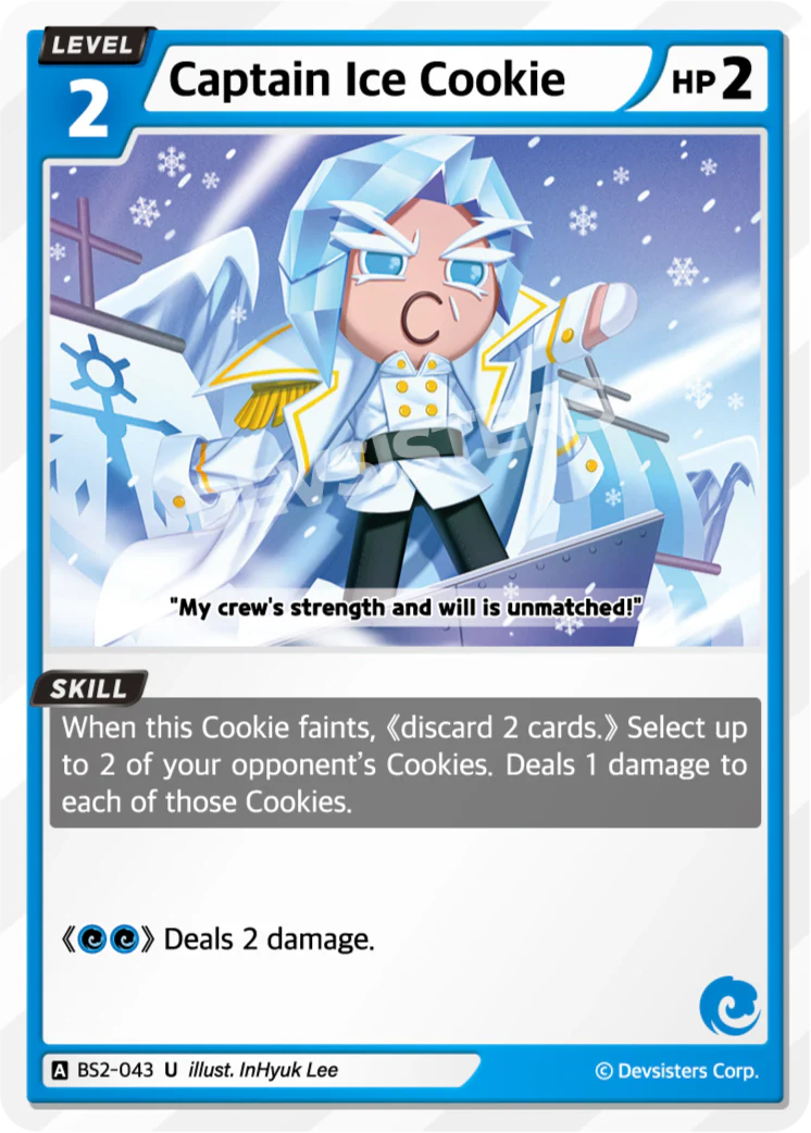 Captain Ice Cookie BS2-043