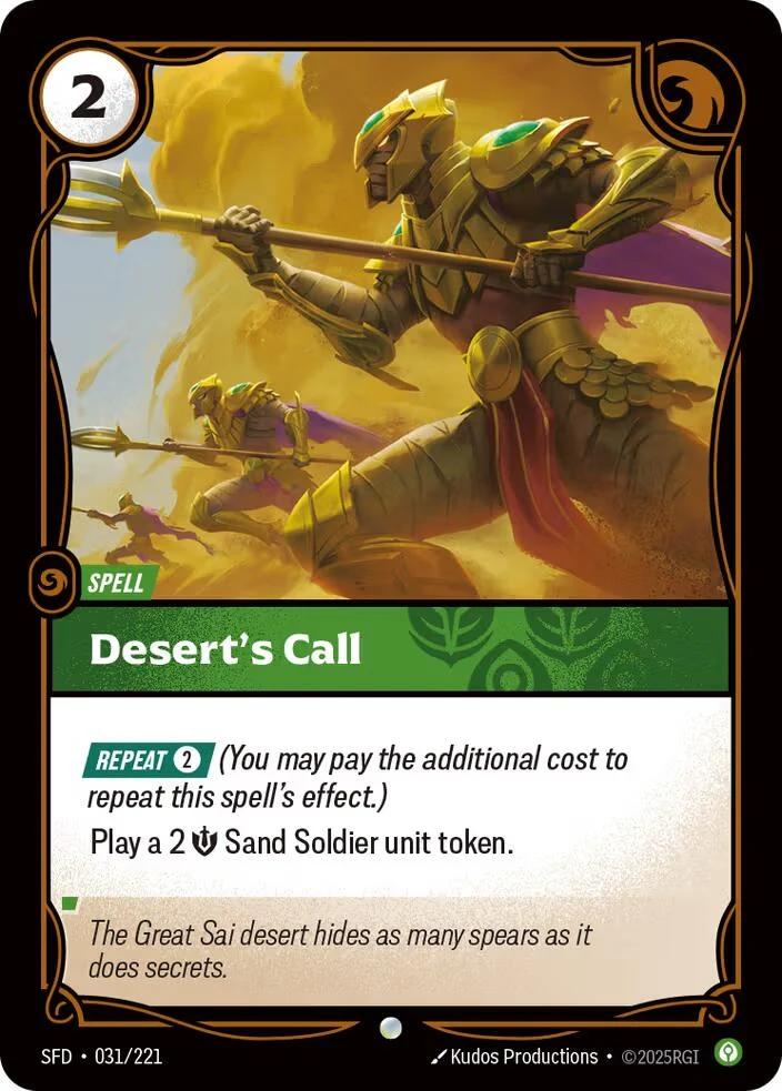 Desert's Call (031/221) (SPF)