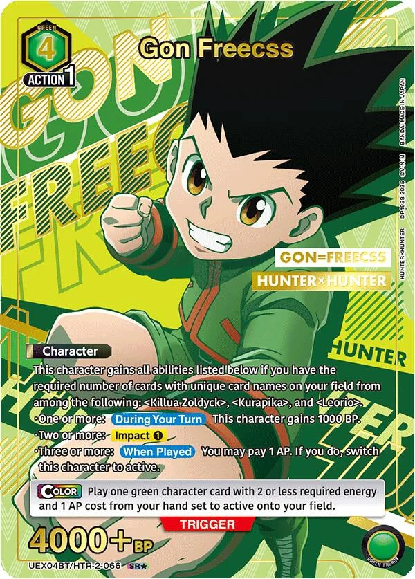 Gon Freecss (066) (SR*) (UEX04BT/HTR-2-066) (UEX04BT)