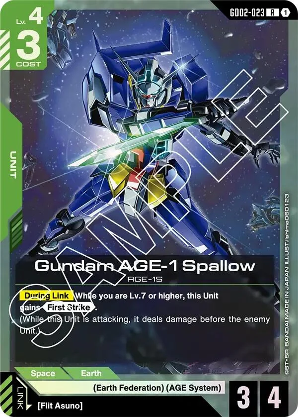 Gundam AGE-1 Spallow (GD02-023) (GD02)