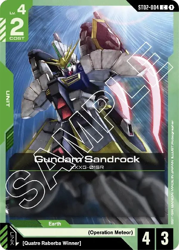 Gundam Sandrock (ST02-004) (ST02)
