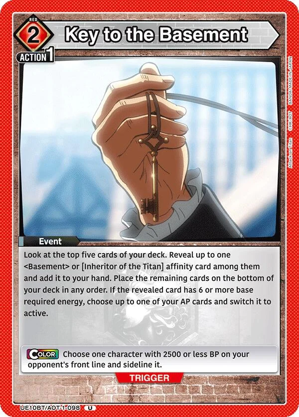 Key to the Basement (UE10BT/AOT-1-098) (UE10BT)