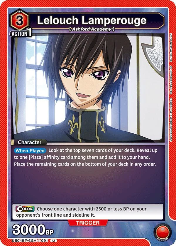 Lelouch Lamperouge (091) (UE04BT/CGH-1-091) (UE04BT)