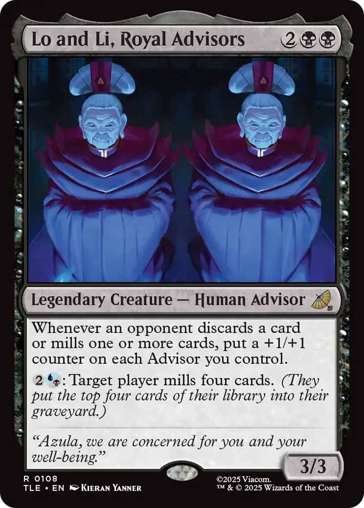 Lo and Li, Royal Advisors [Avatar: The Last Airbender: Eternal-Legal]