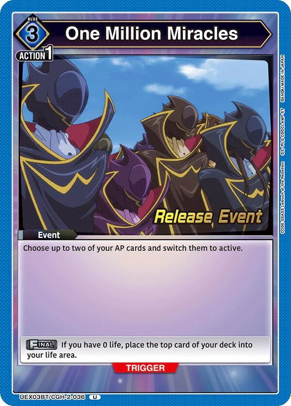 One Million Miracles (UEX03BT/CGH-2-036) (UEX03BT_RE)