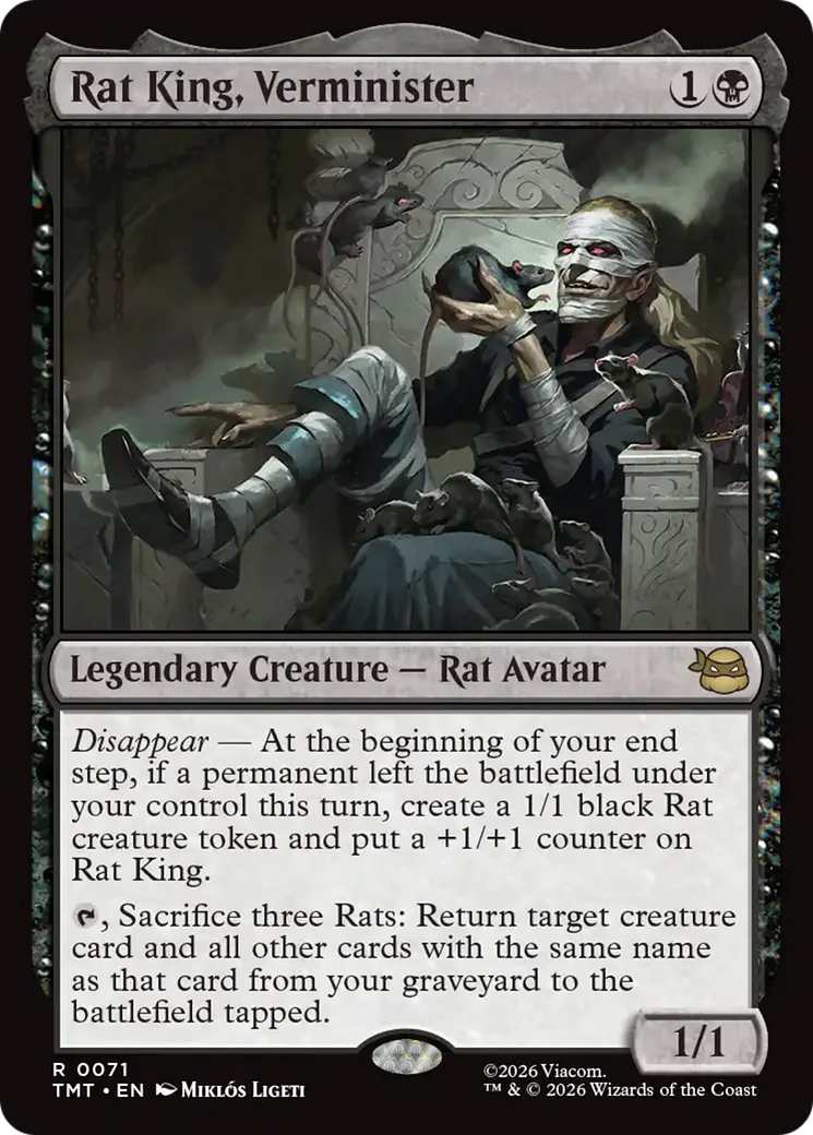 Rat King, Verminister [Teenage Mutant Ninja Turtles]