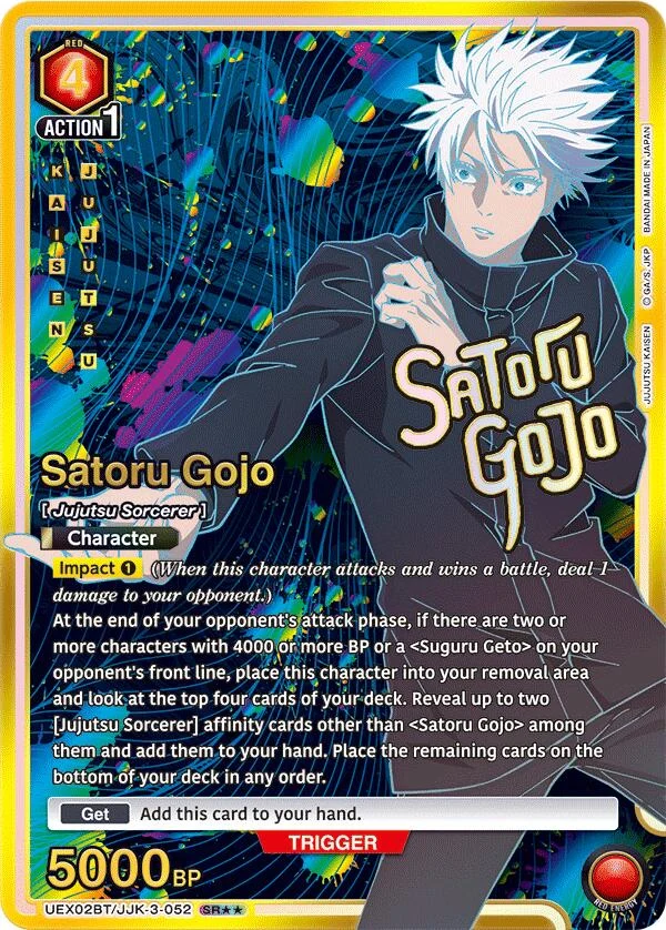 Satoru Gojo (052) (SR**) (UEX02BT/JJK-3-052) (UEX02BT)