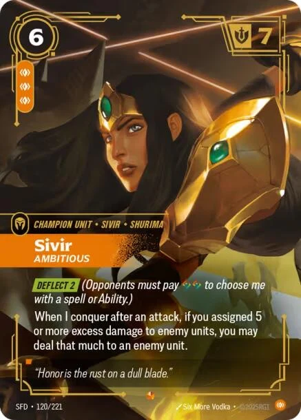 Sivir - Ambitious (120/221) (SPF)