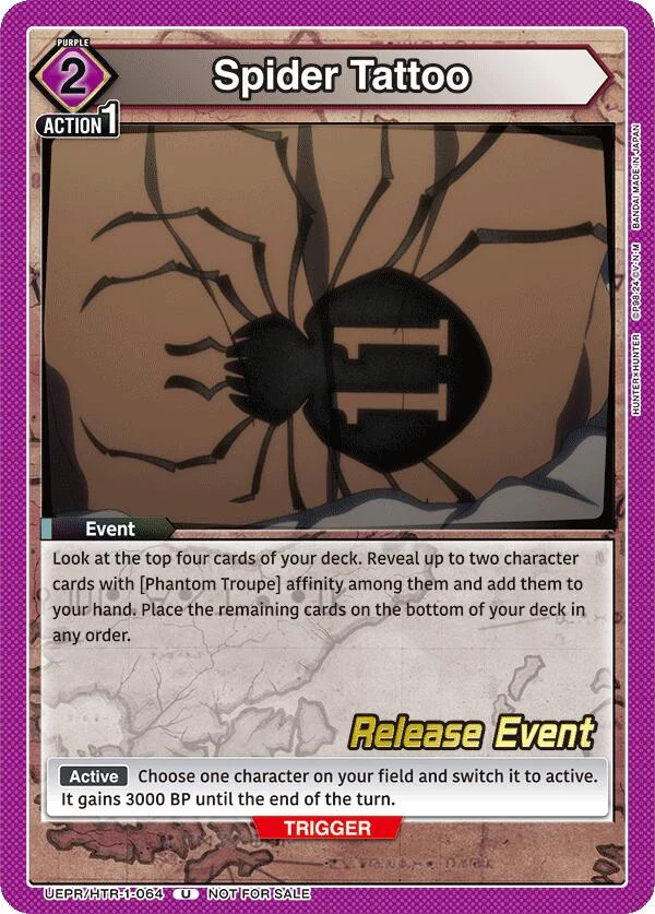 Spider Tattoo (UEPR/HTR-1-064) (UE02BT_RE)