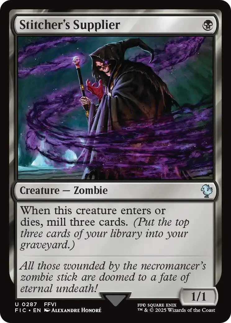 Stitcher's Supplier (Surge Foil) [FINAL FANTASY Commander]