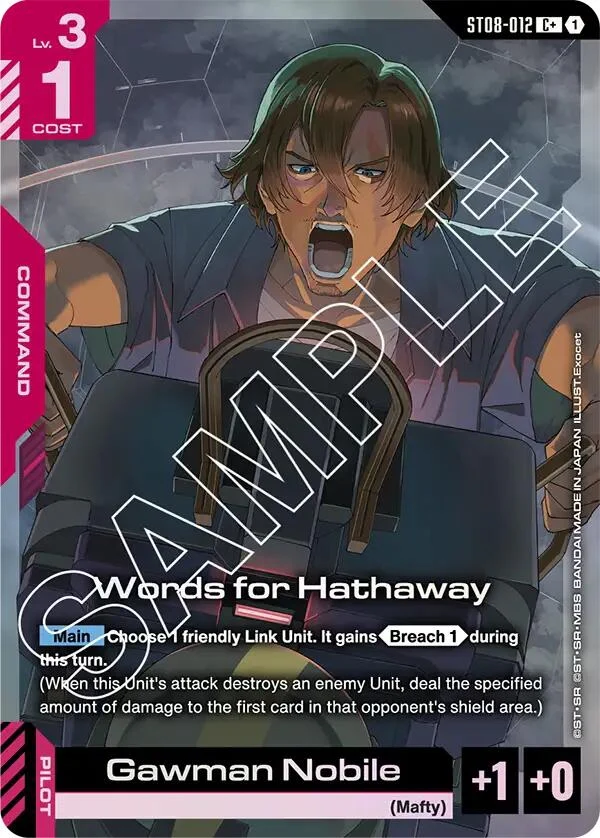 Words for Hathaway (C+) (ST08-012) (ST08)